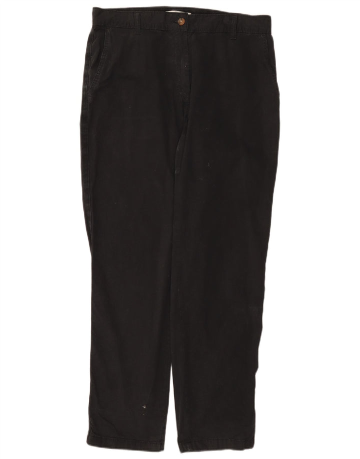 Spodnie damskie Marks & Spencer Straight Chino UK 12 MediumW32 L29 Czarne