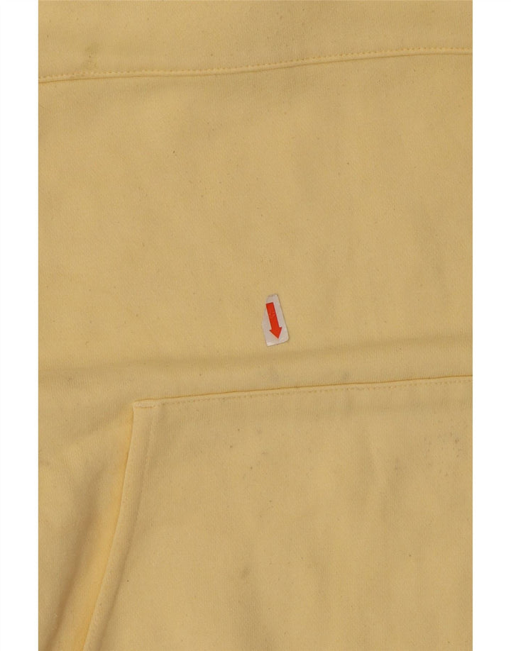 Damska bluza z kapturem Adidas Oversized UK 14 Średnia żółta bawełna