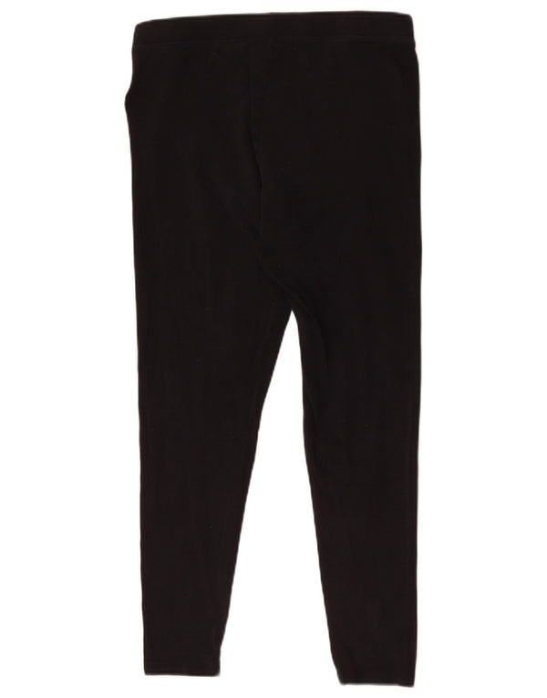 Damskie legginsy Marks & Spencer UK 12, średnie, czarne, bawełniane