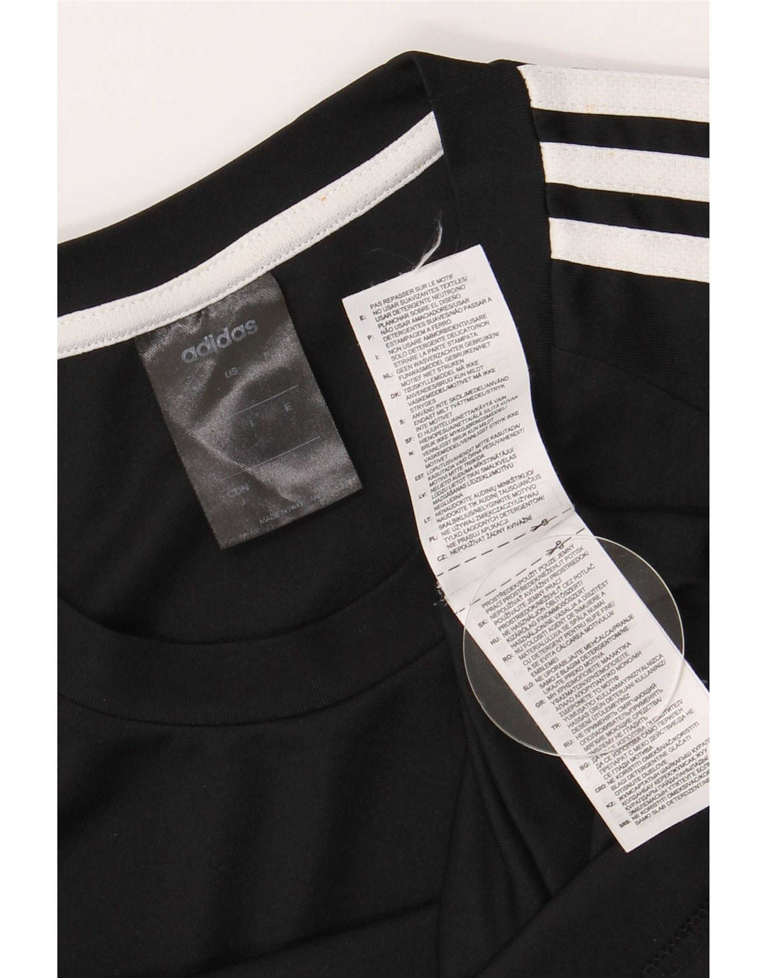 Adidas Męska koszulka Climalite Top, mała, czarna, z poliestru