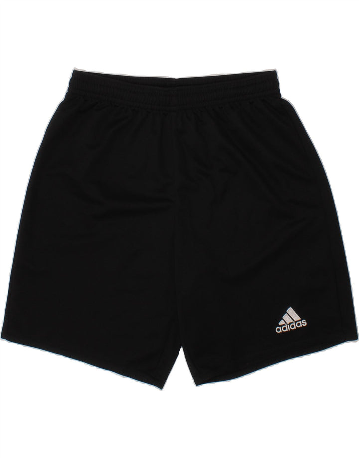 ADIDAS Boys Climalite Sport Shorts 7-8 Years Black Vintage Adidas and Second-Hand Adidas from Messina Hembry 