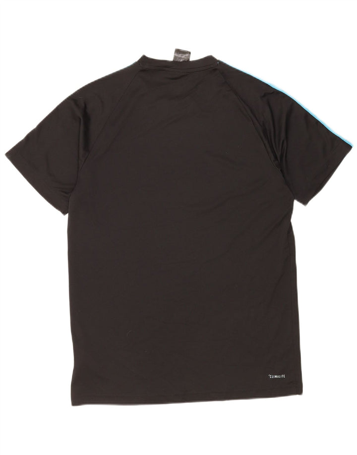 Męska koszulka Adidas Climalite Top, średni czarny poliester