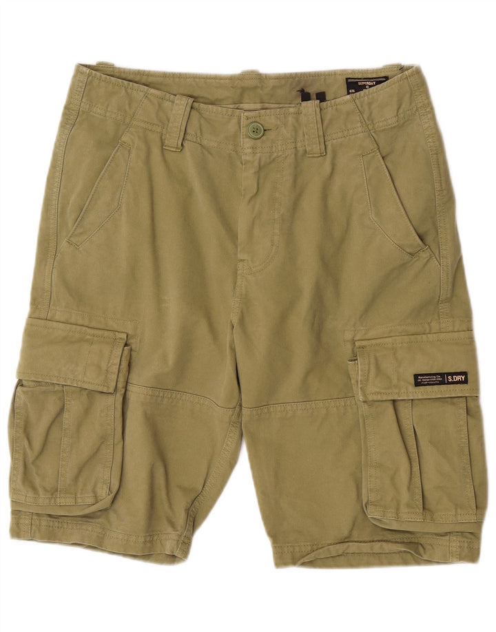Męskie spodenki cargo Superdry W32, średnia bawełna khaki