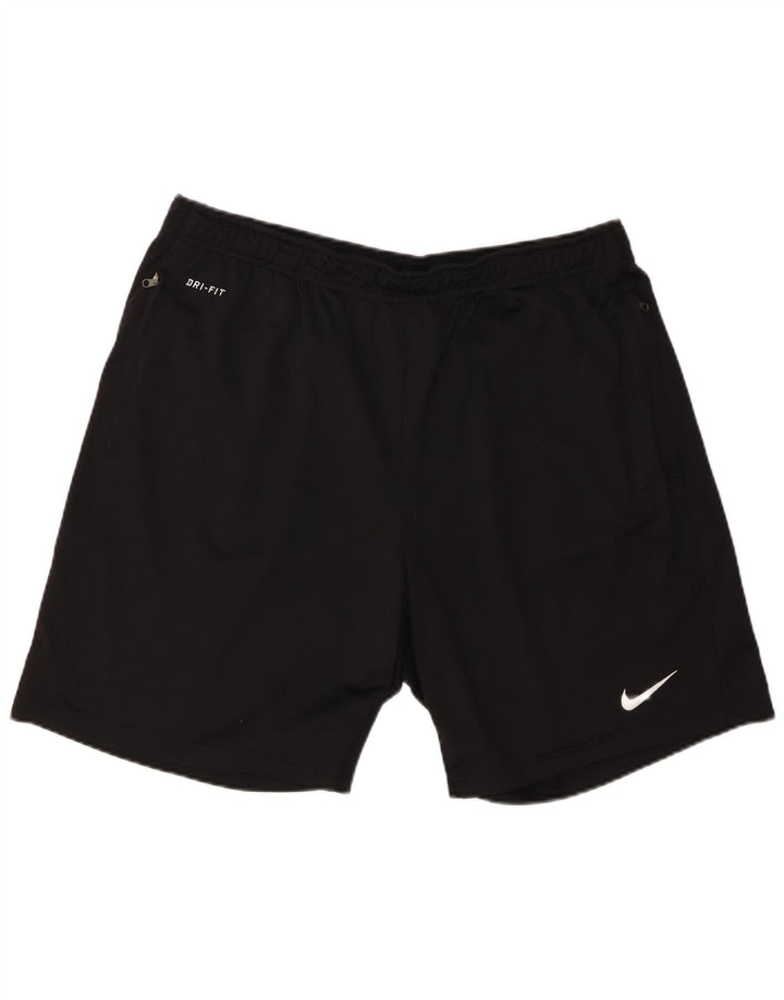 Męskie spodenki sportowe Nike Dri Fit XL, czarne, poliestrowe