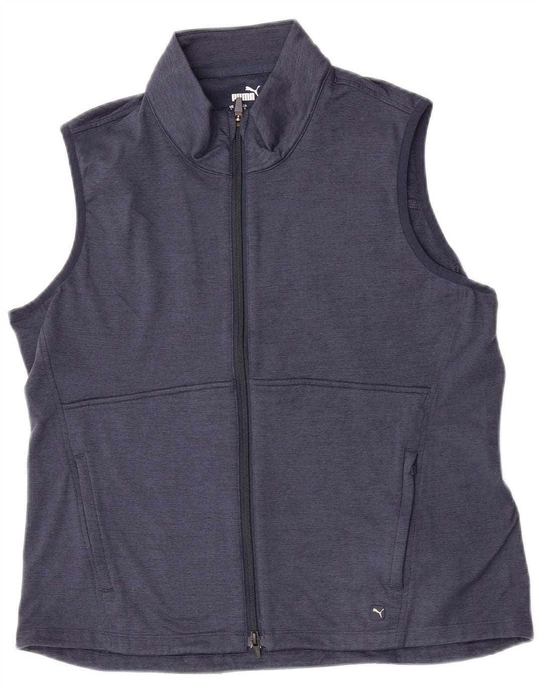 Damska kurtka dresowa bez rękawów Puma UK 16, duża, granatowa