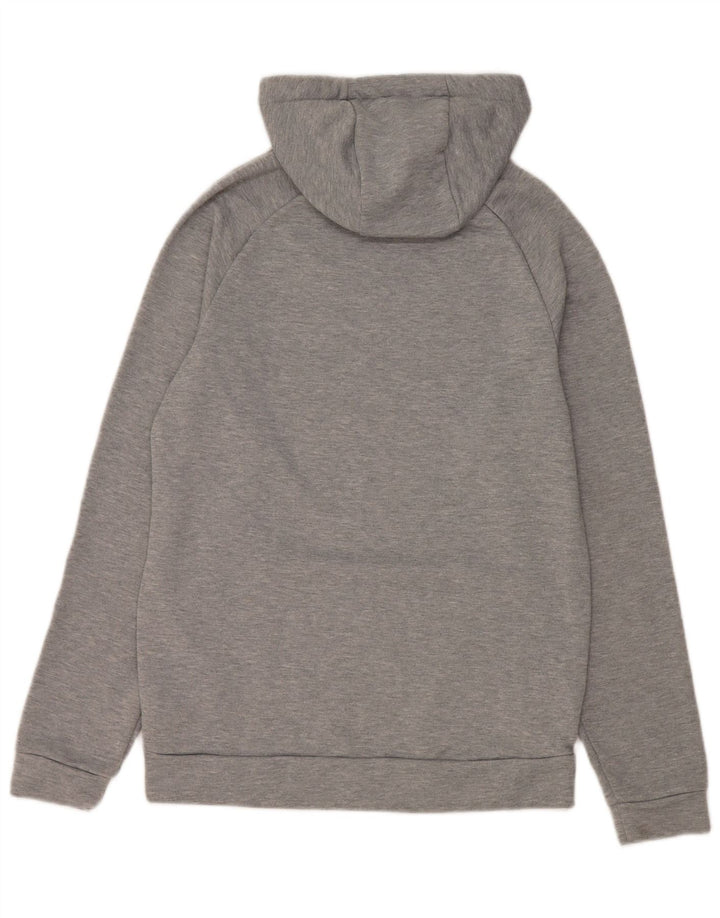 Męski sweter z kapturem Nike Dri Fit Graphic, mały, szary, nakrapiany poliester