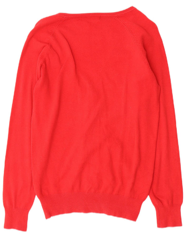 Sweter damski Zara, UK 18 XL, czerwony, bawełniany