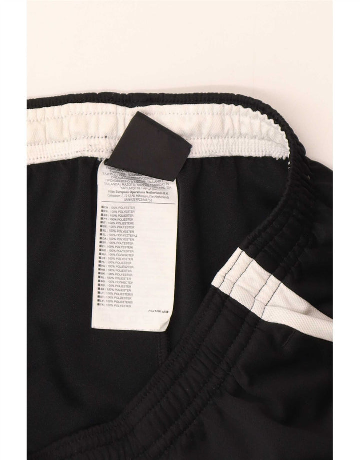 Męskie spodnie dresowe Nike Dri Fit, mały, czarny poliester z blokami kolorów