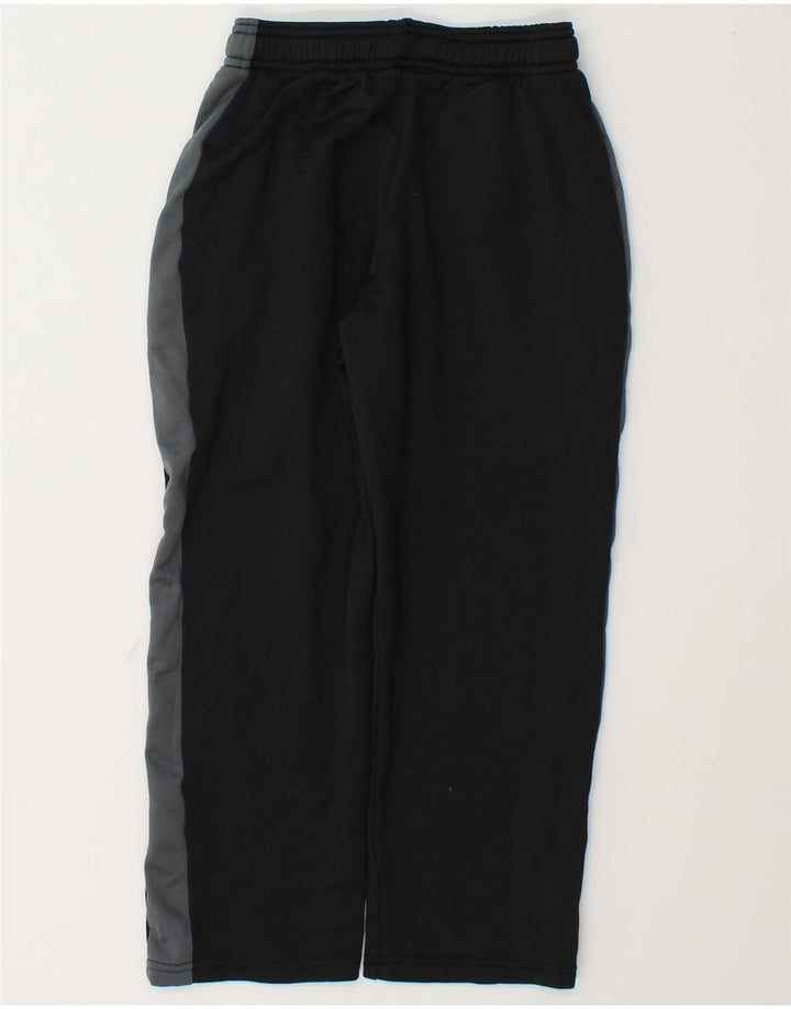 Chłopięce spodnie dresowe Under Armour 7-8 lat, małe, czarne, z blokami kolorów