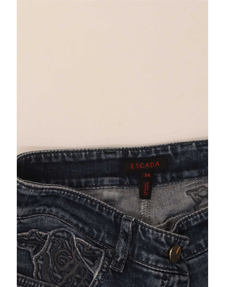 Damskie jeansy Bootcut Escada EU 34 XS W28 L32 Niebieskie