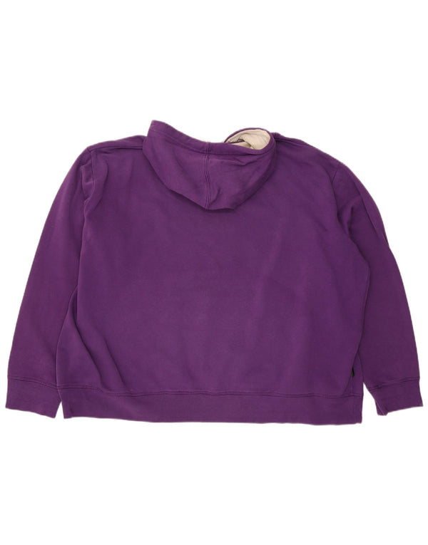 Męski sweter z kapturem Kickers 2XL w kolorze fioletowym