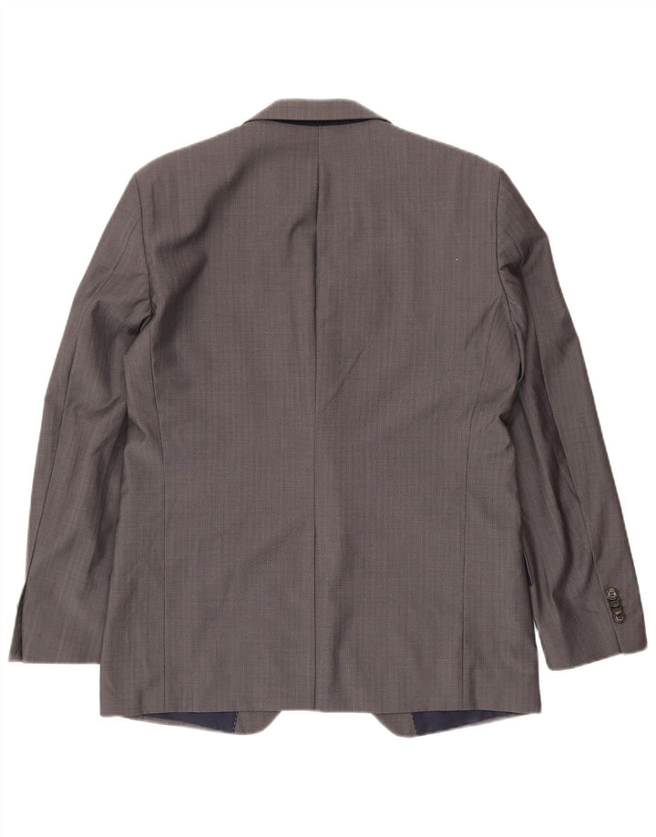 TOMMY HILFIGER Męska marynarka zapinana na 2 guziki, UK 38, średnioszara