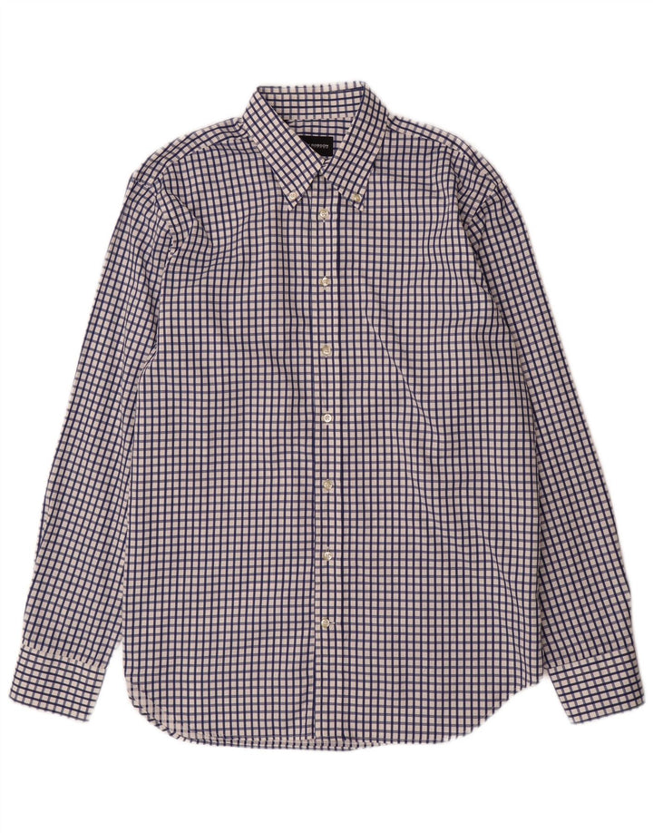 Koszula męska ROY ROBSON rozmiar 41 16, duża bawełniana, granatowa krata