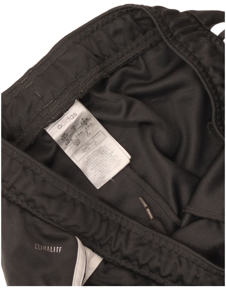 Męskie spodnie dresowe Adidas UK 8/10, małe, czarne, poliestrowe
