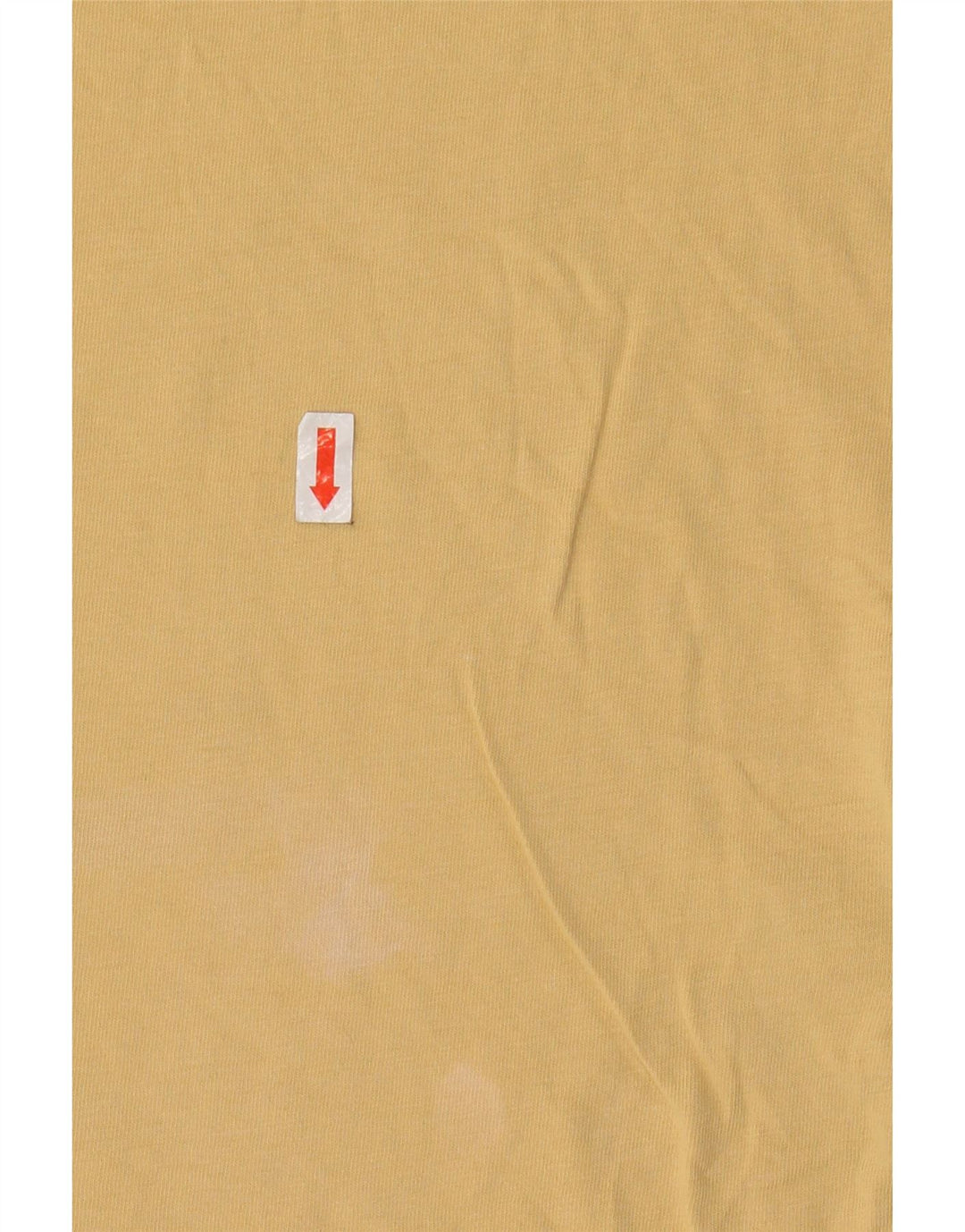 Męski T-shirt VANS o klasycznym kroju z grafiką, średni żółty, bawełniany