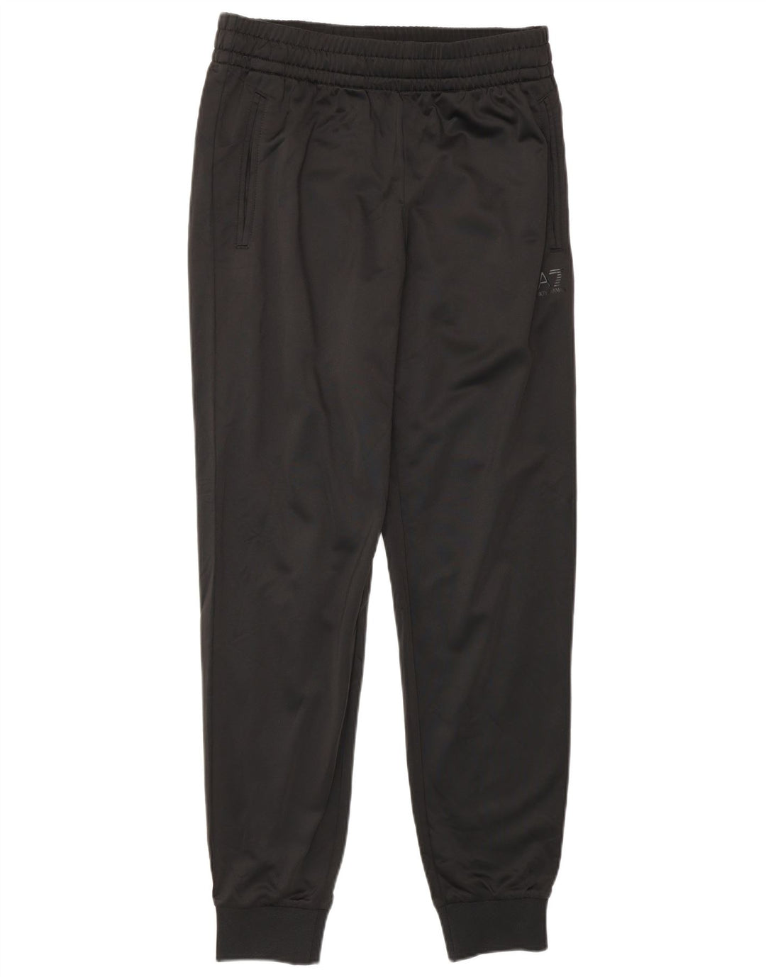 Męskie spodnie dresowe Emporio Armani Joggery, małe, czarne, poliestrowe
