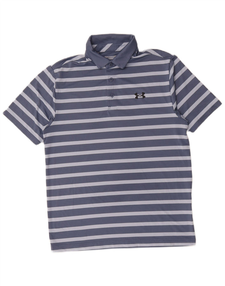 Męska koszulka polo Under Armour w średnie niebieskie paski