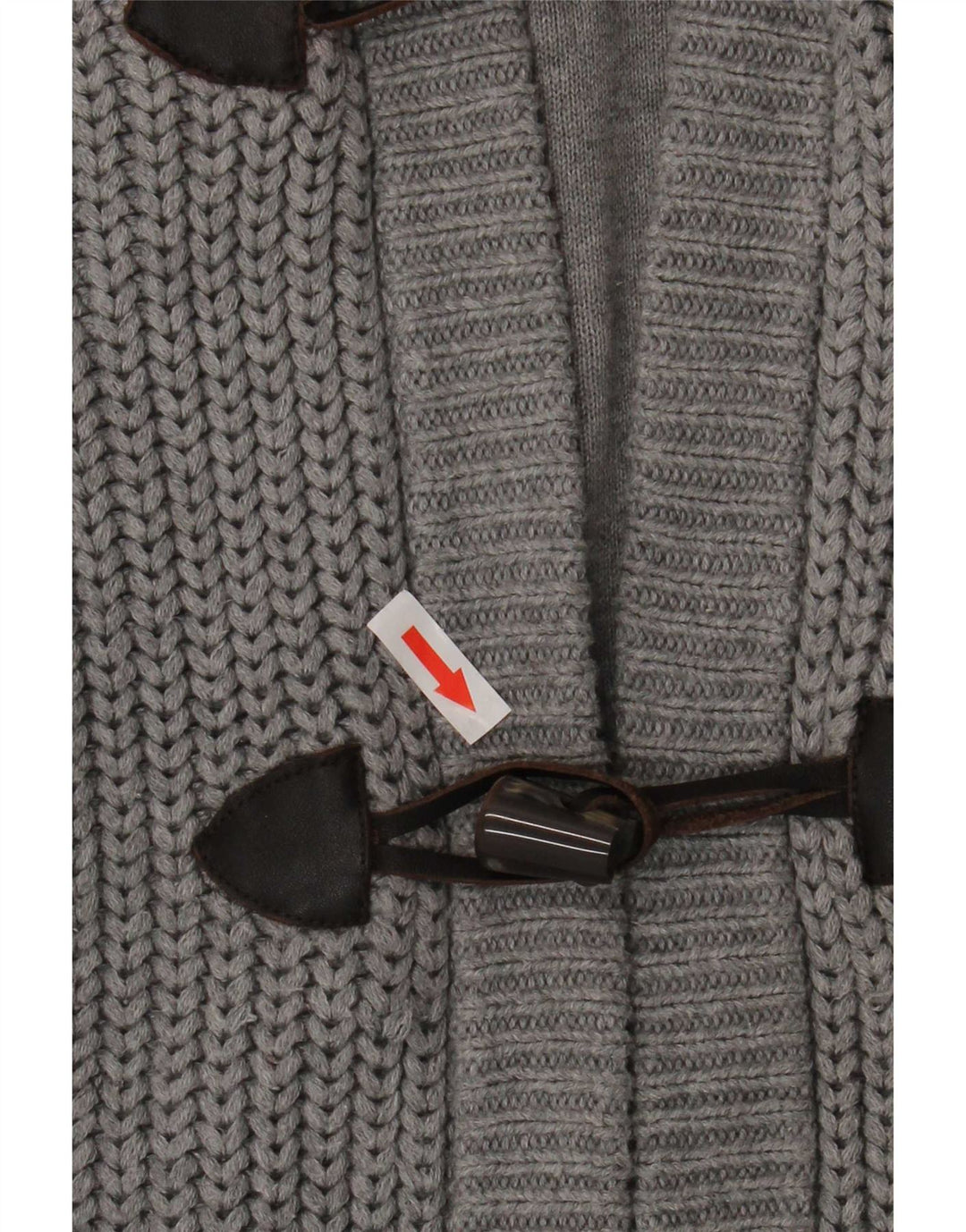 Męski sweter rozpinany Tommy Hilfiger z kapturem, średnioszary, bawełniany