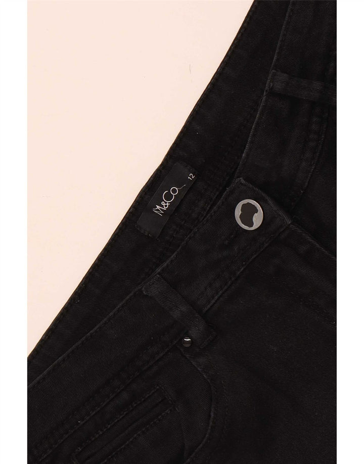 Dżinsy damskie M&Co UK 12 Medium W32 L30 Czarne