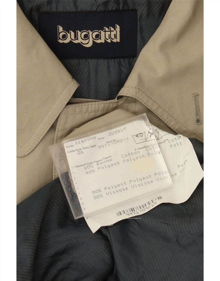 Płaszcz męski BUGATTI UK 42 XL, zielony, bawełniany