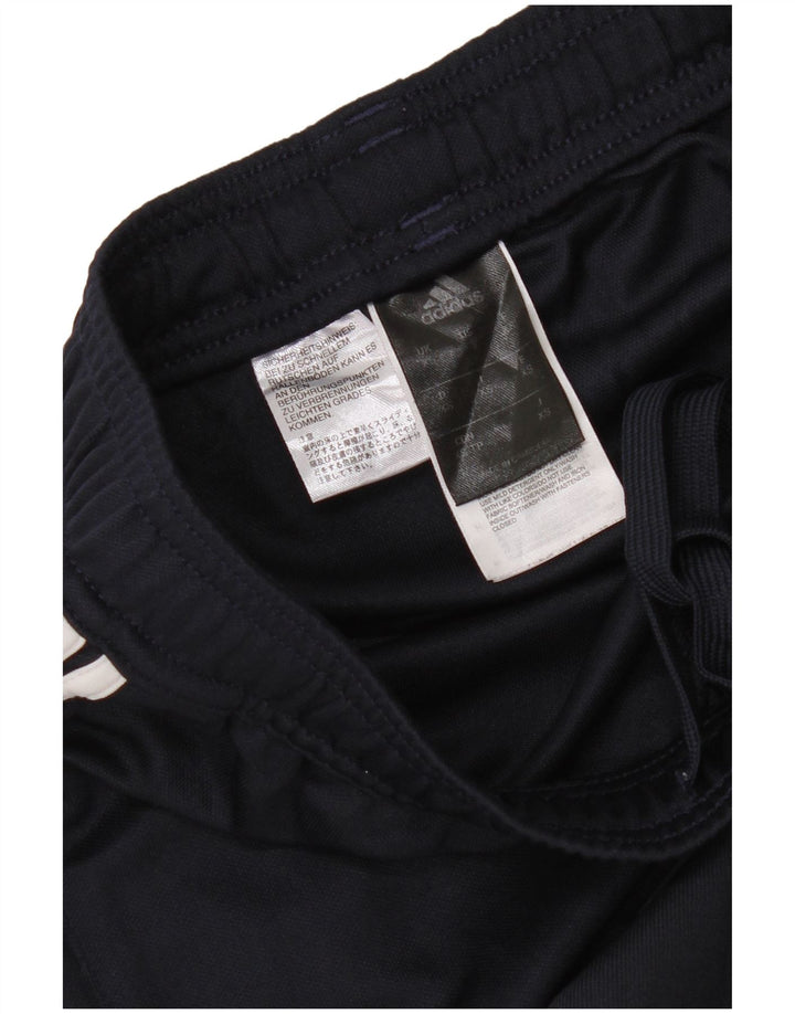 Damskie spodnie dresowe Adidas UK 4 XS Granatowe, poliestrowe