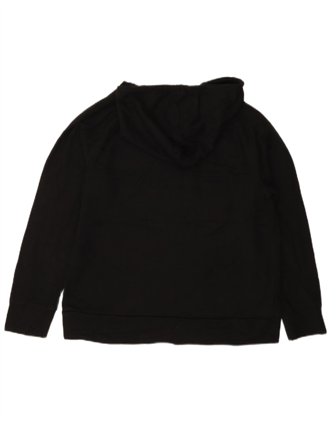 Damska bluza z kapturem o luźnym kroju Eddie Bauer UK 14, średni czarny poliester