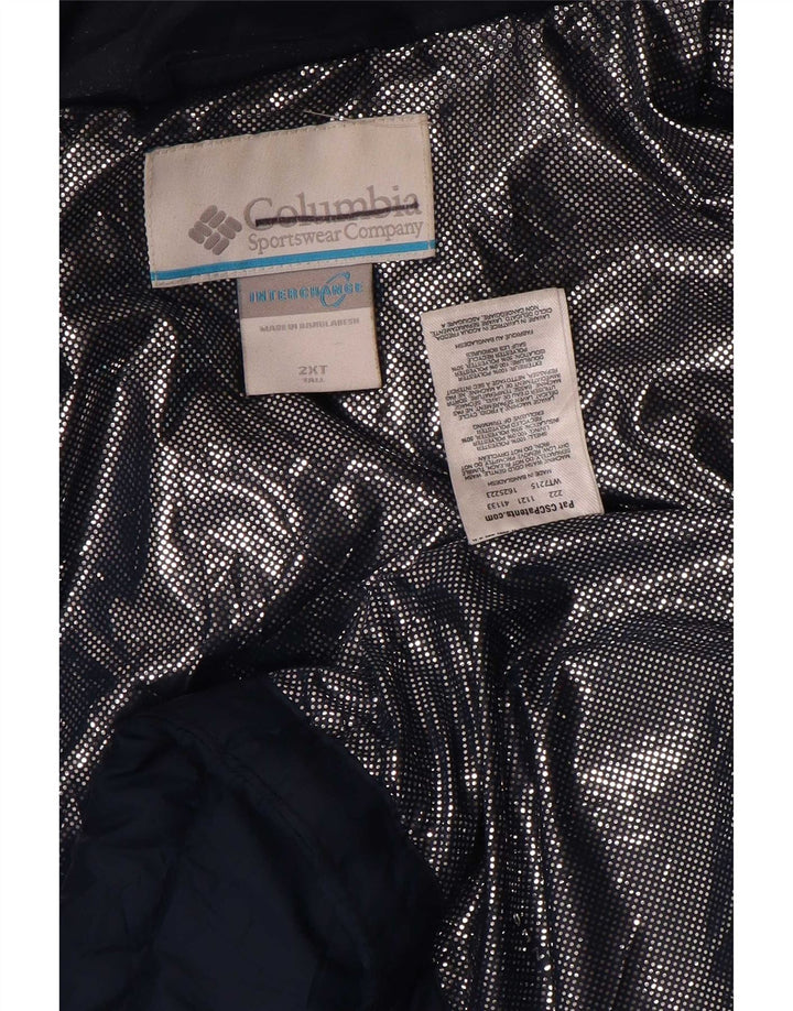 Wyściełana kurtka męska Columbia, wysoka, UK 44, 2XL, granatowa, poliester