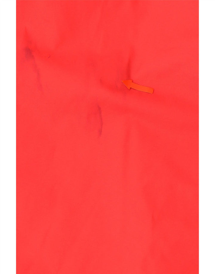 Damska kurtka przeciwdeszczowa z kapturem JACK WOLFSKIN UK 18/20 XL, czerwony poliamid