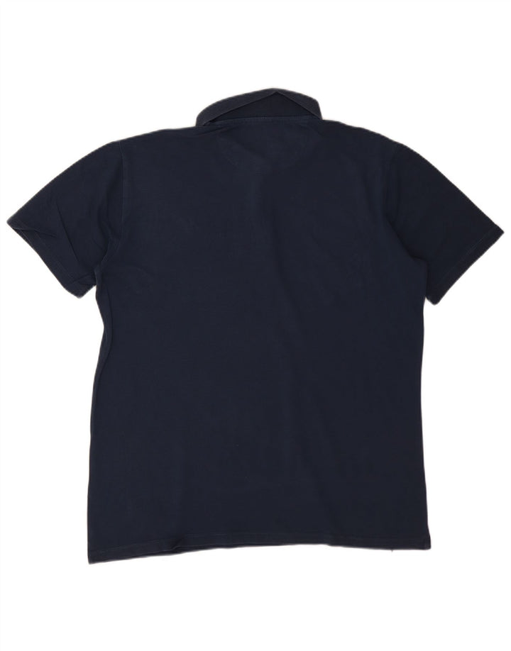 Męska koszulka polo Trussardi Jeans, duża, granatowa