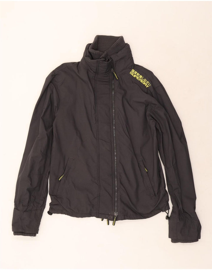 Męska kurtka przeciwdeszczowa Superdry Graphic UK 42 XL, szary nylon