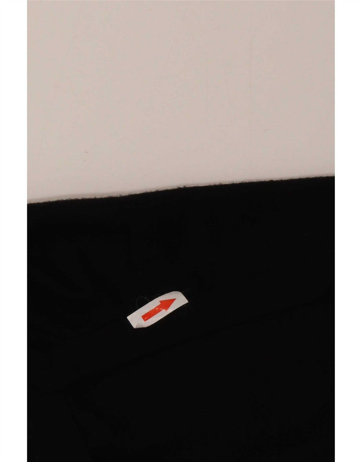 Sweter damski Zara Cardigan UK 16, duży czarny sztuczny jedwab
