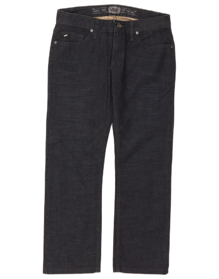 Męskie jeansy Vans Straight W28 L25 Granatowe, bawełniane