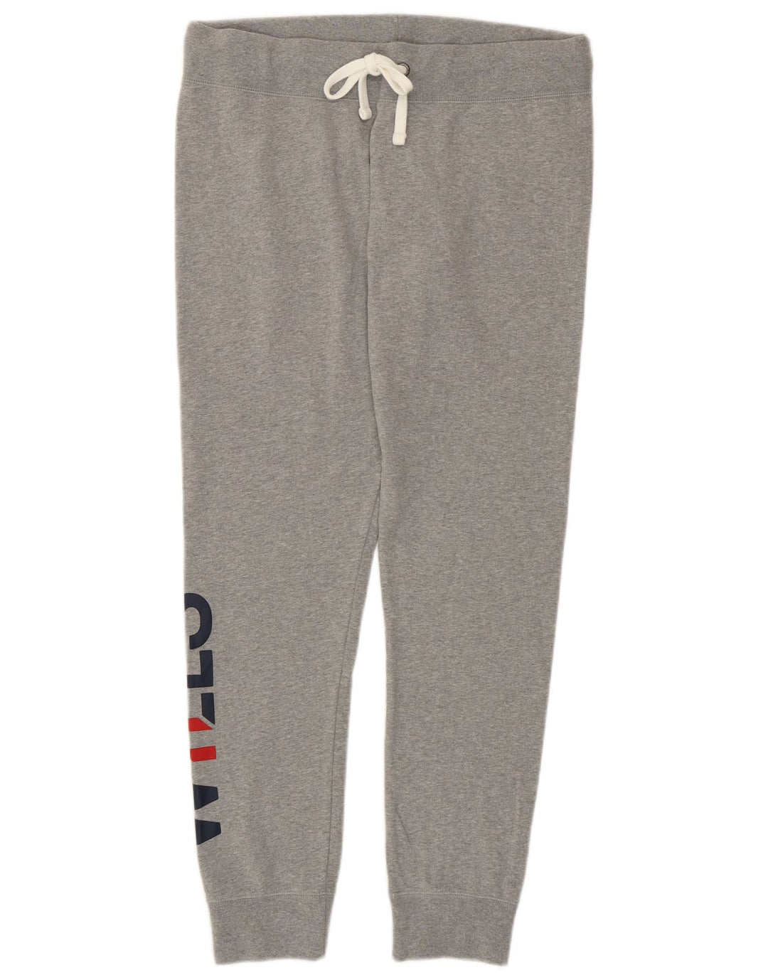 Damskie spodnie dresowe JACK WILLS Graphic Joggers UK 14, duże, szare