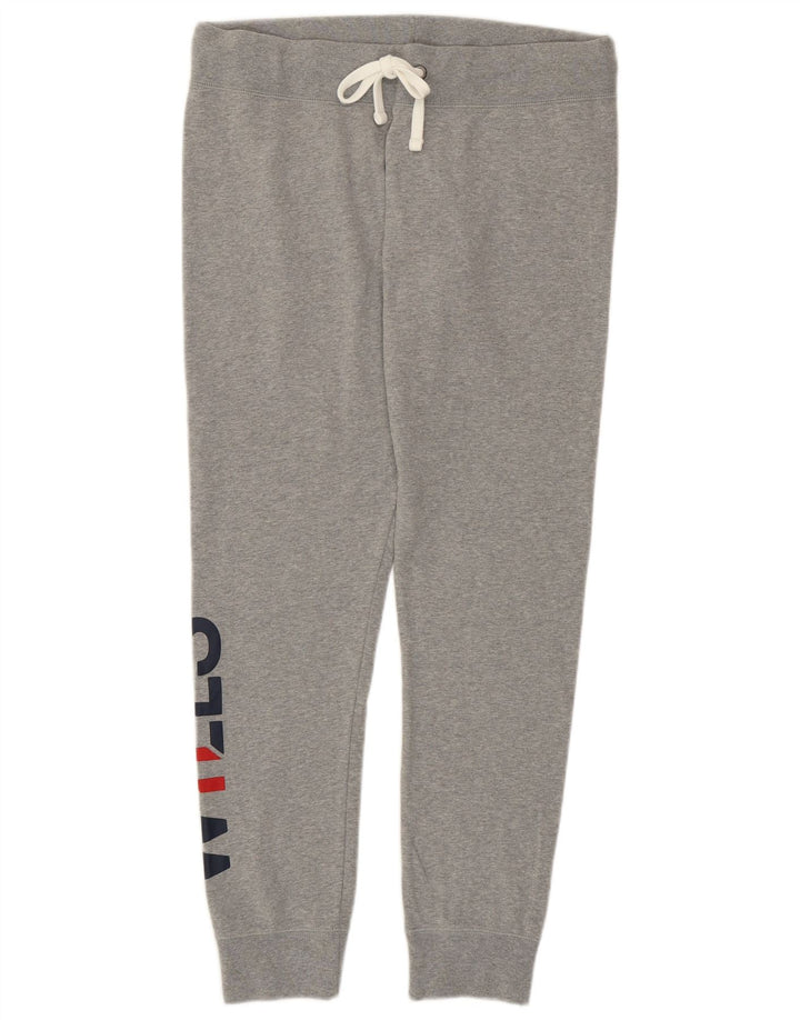 Damskie spodnie dresowe JACK WILLS Graphic Joggers UK 14, duże, szare