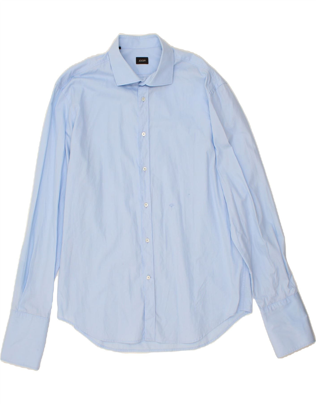 JOOP Mens Formal Shirt Size 43 17 XL Blue Cotton Vintage Joop and Second-Hand Joop from Messina Hembry 