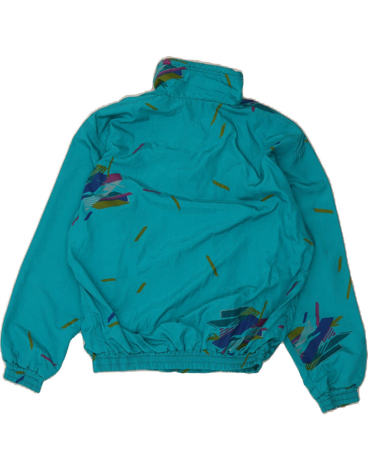 VINTAGE Womens Abstract Pattern Full Tracksuit UK 12 Medium Turquoise Vintage Vintage and Second-Hand Vintage from Messina Hembry 