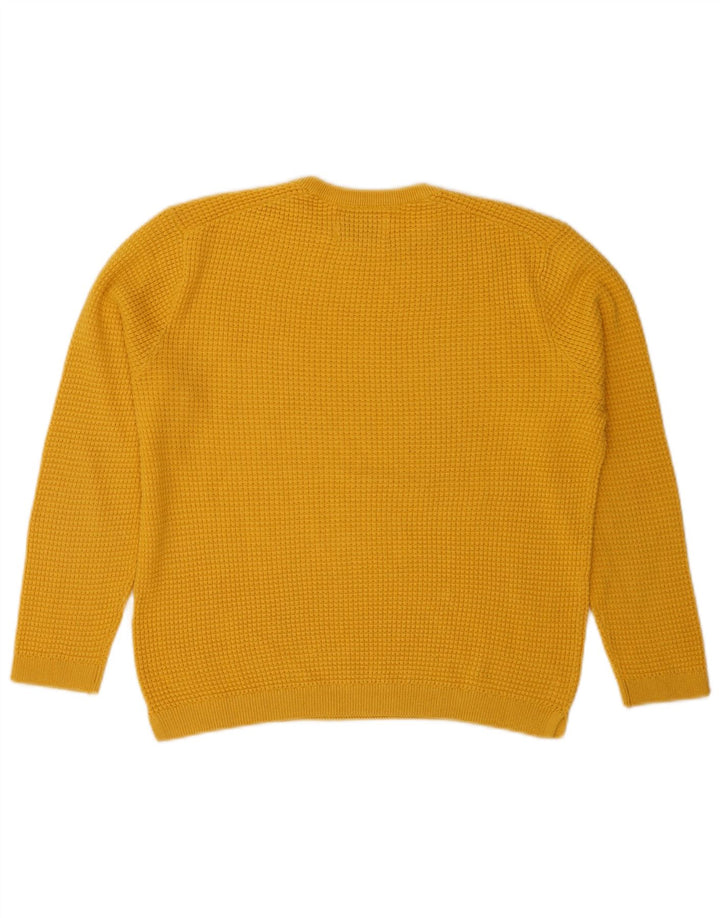Sweter chłopięcy Zara z okrągłym dekoltem, 9-10 lat, żółty