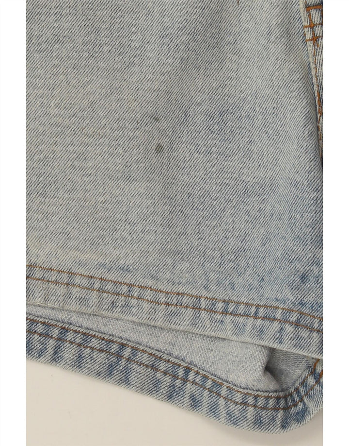 Damskie spodenki jeansowe VINTAGE W32, duże, niebieskie