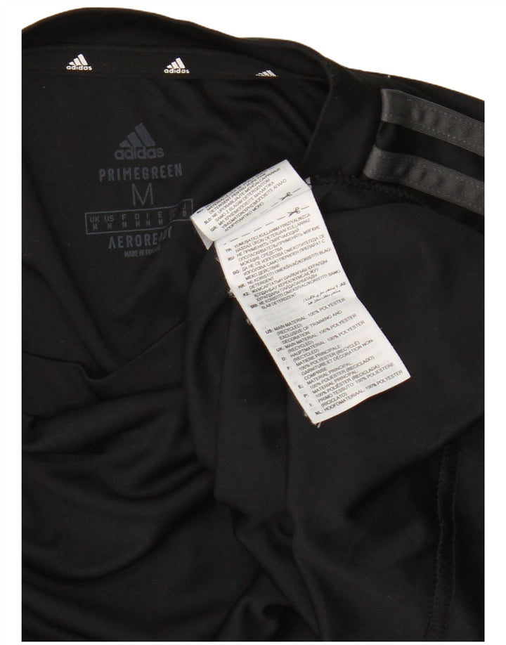Męska koszulka Adidas Aeroready Top, średni czarny poliester
