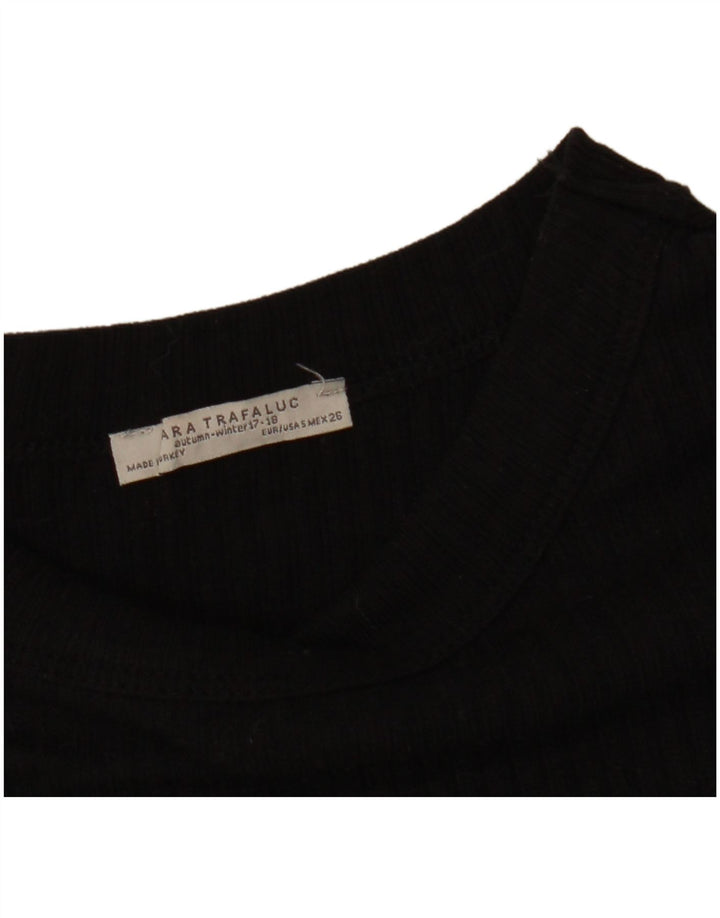 Damska obcisła sukienka z krótkim rękawem Zara UK 10, mała czarna