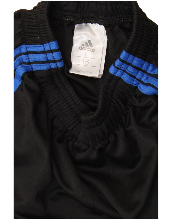 Chłopięce spodnie dresowe ADIDAS Manchester United z grafiką, 15-16 lat, czarne