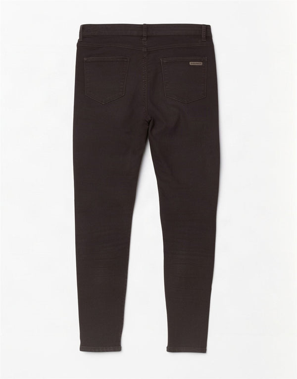 Marks & Spencer Damskie krótkie jeansy Jegging UK 14 Large W32 L27 Czarna bawełna