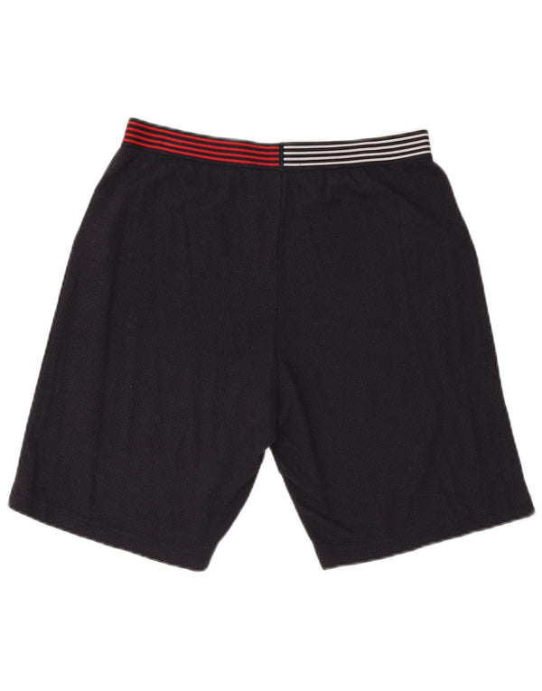 Męskie spodenki sportowe Tommy Hilfiger z grafiką, mały granatowy poliester