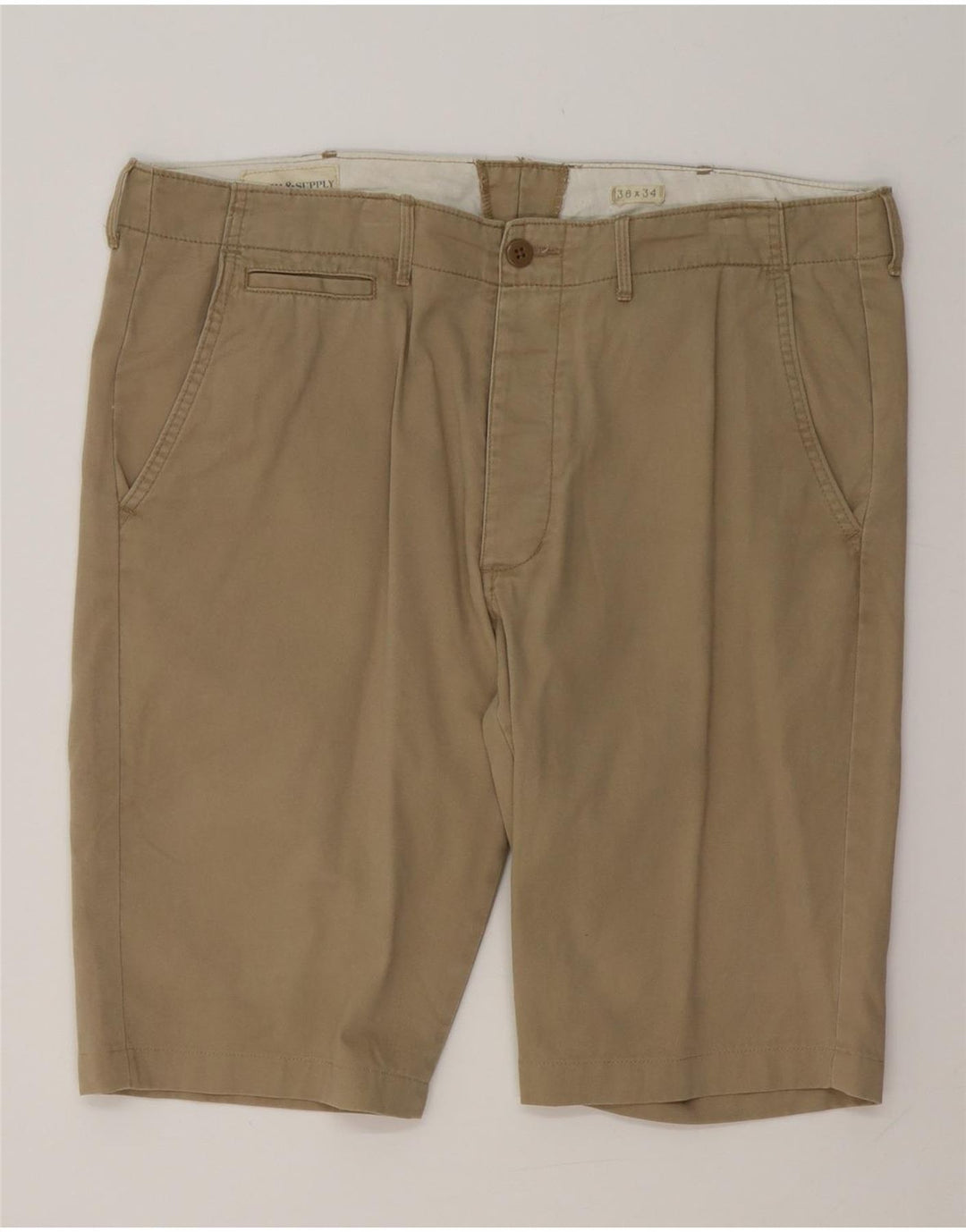 Męskie spodenki chino Ralph Lauren W36, duże, beżowe, bawełniane
