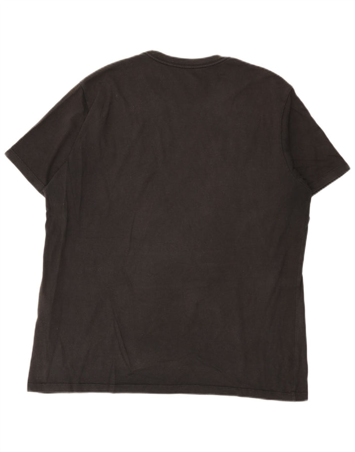 Męski standardowy T-shirt Levi's, duży, czarny, bawełniany