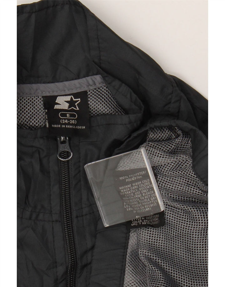 Męska bluza dresowa Starter UK 34/36, mały szary poliester z blokami kolorów