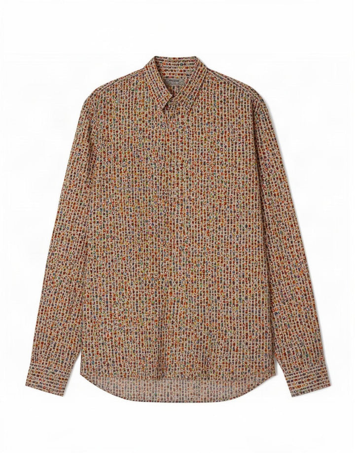 Koszula męska Desigual XL, wielobarwna, geometryczna bawełna
