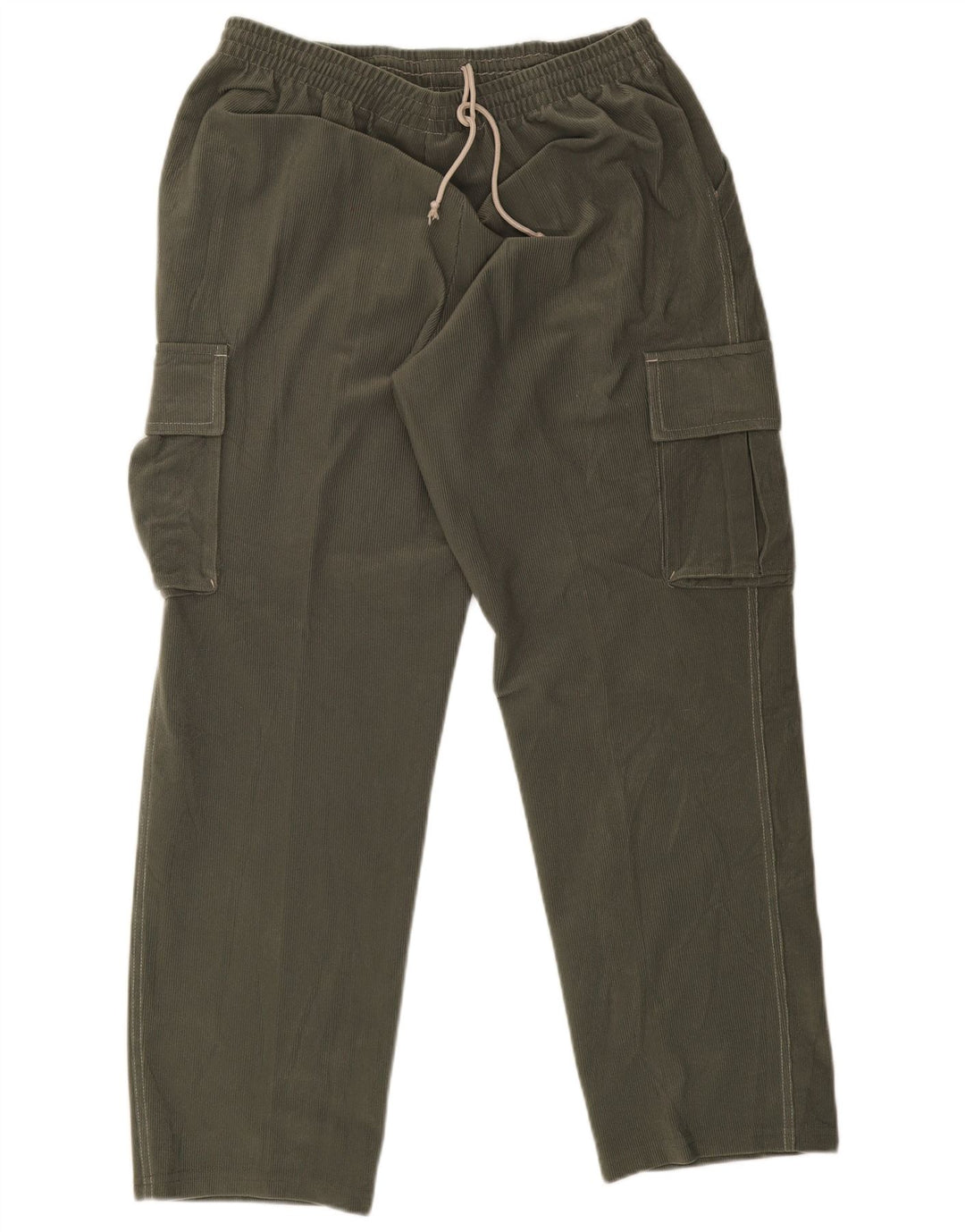 Męskie spodnie dresowe Diadora Cargo UK 42, duże, khaki, poliester