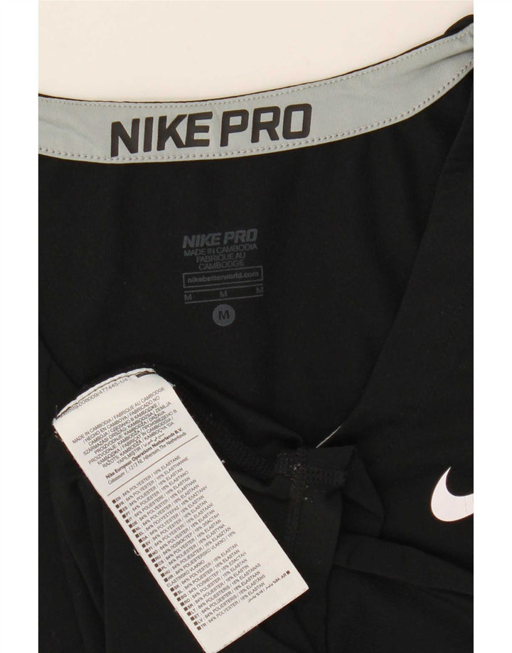 Damska koszulka Nike Dri Fit Top UK 12, średni czarny poliester