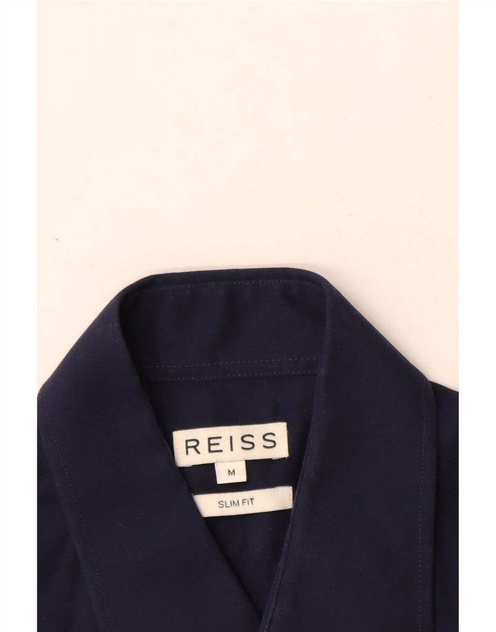 Koszula męska slim fit REISS, kolor średni granatowy